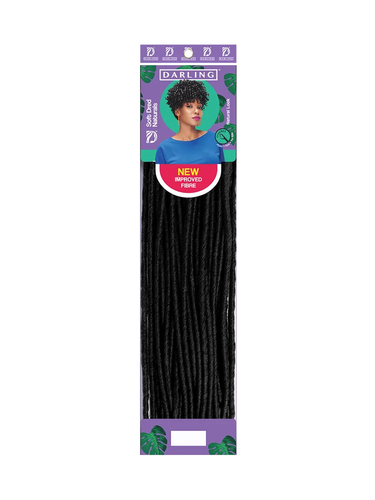 Darling soft Dreads Natural Black