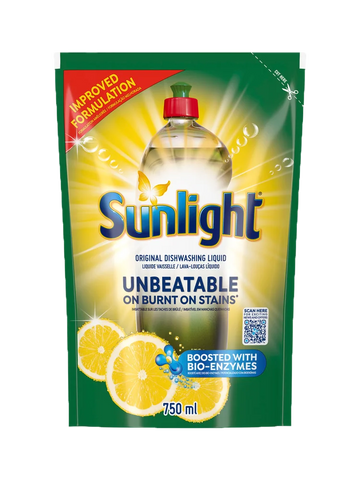 Sunlight Dishwashing Liquid Refill Regular 750ml