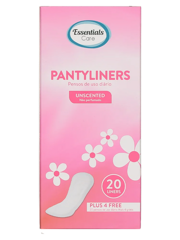 Essentials Care Pantyliners 20s Unscented