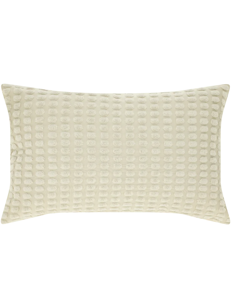 Cream Pom Pom Scatter Cushion 40X60Cm