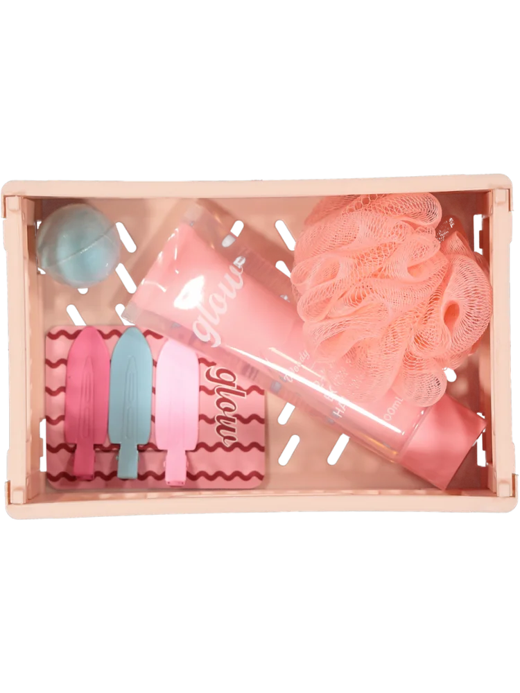 Glow Body Care Indulgent Set With Mini Crate