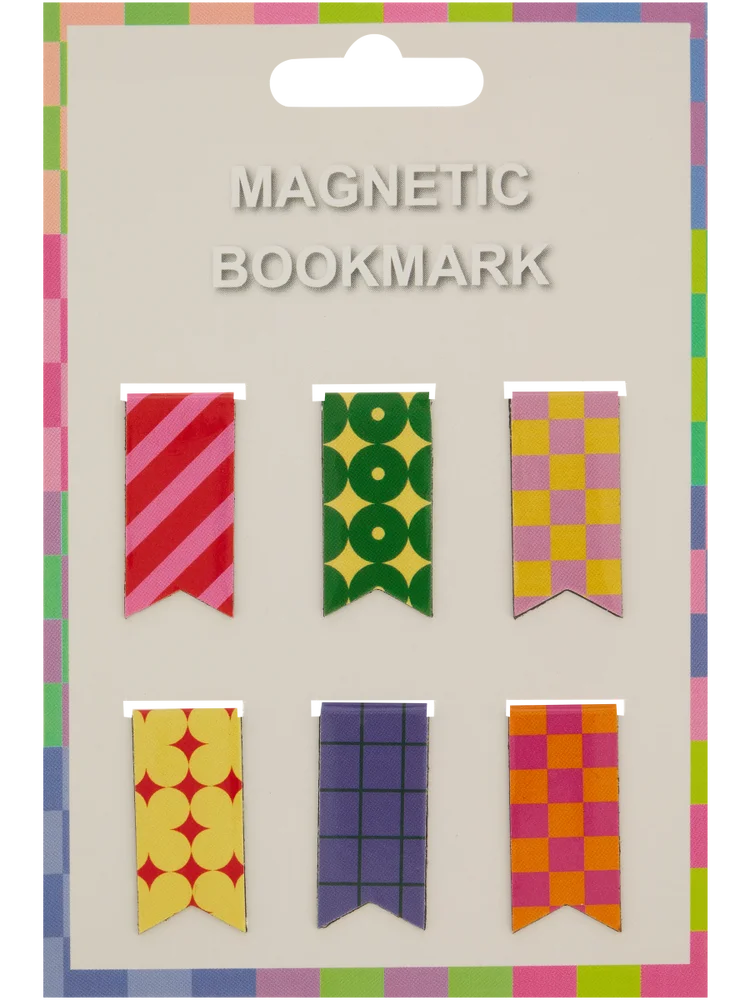 Patterned Magnetic Book Markers