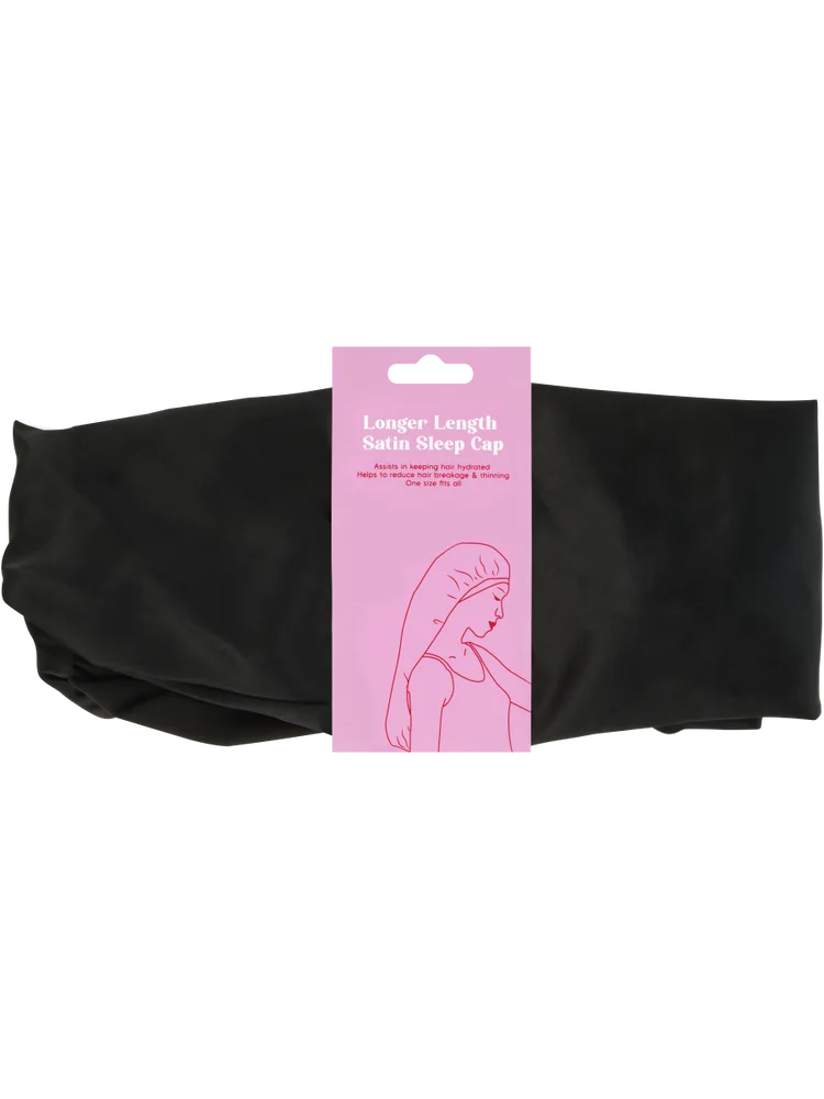 Extra Large Longer Length Satin Sleep Cap