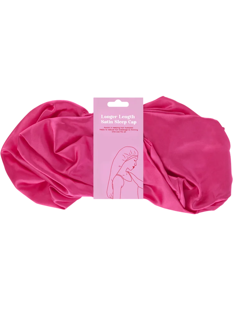 Extra Large Longer Length Satin Sleep Cap