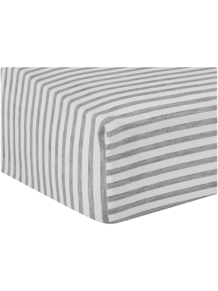 Clifton Stripe Fitted Sheet Single