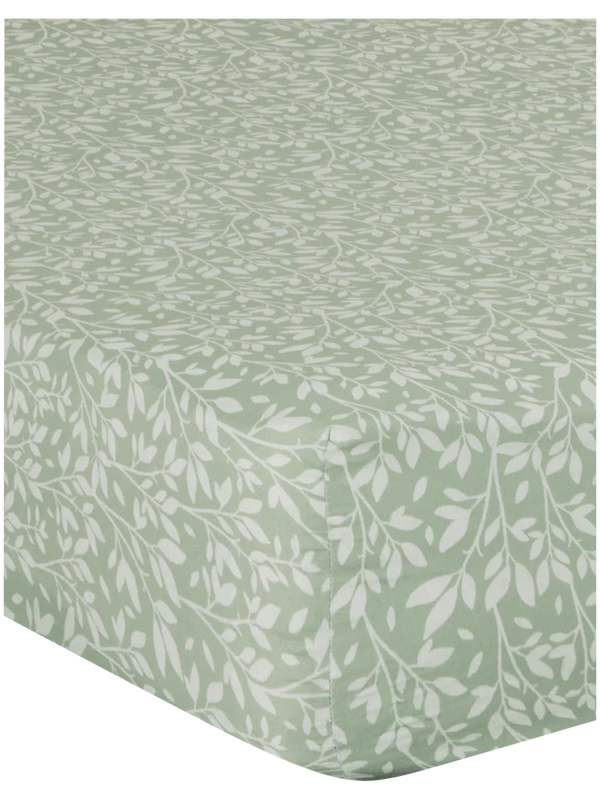 Queen Bed Leaf Fitted Sheet – PEP Online