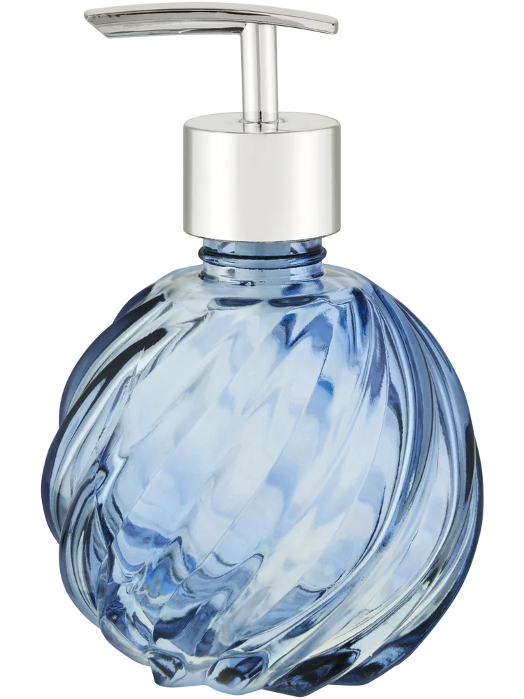 Blue Swirl Glass Dispenser