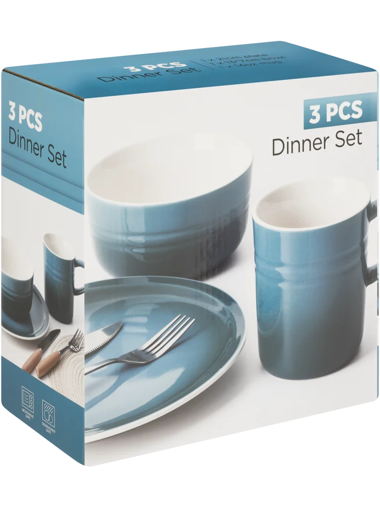 3 Piece Dinner Set