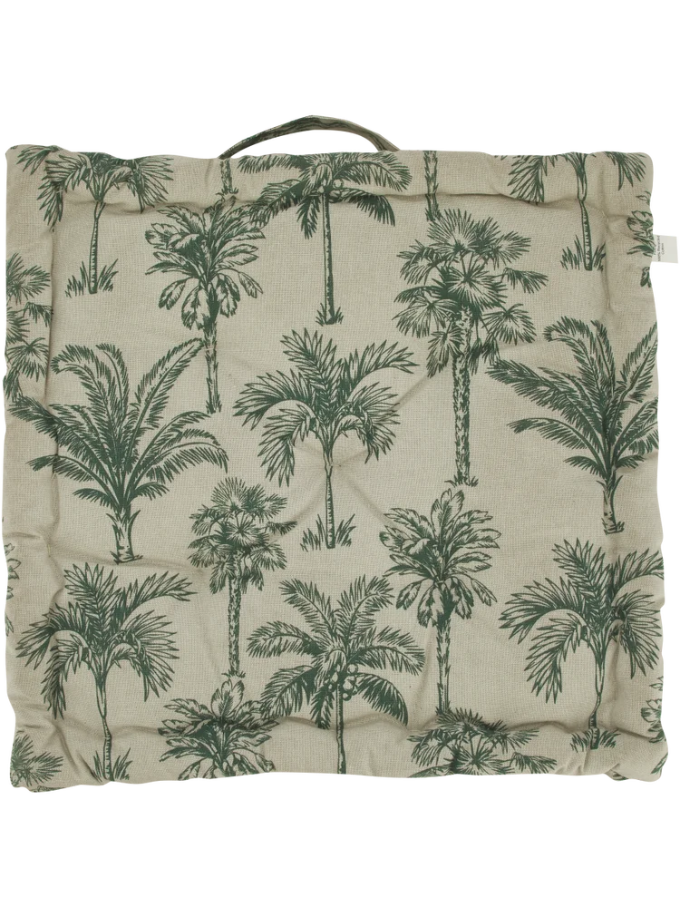 Large Palm Tree Outdoor Chair Pad