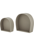 2 Piece Nested Wall Shelf Set