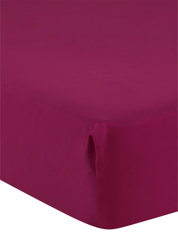 Double Bed Fitted Sheet Berry – PEP Online