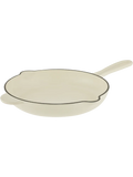 Cream Cast Iron Fry Pan 26x6cm (1)