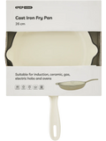 Cream Cast Iron Fry Pan 26x6cm (2)