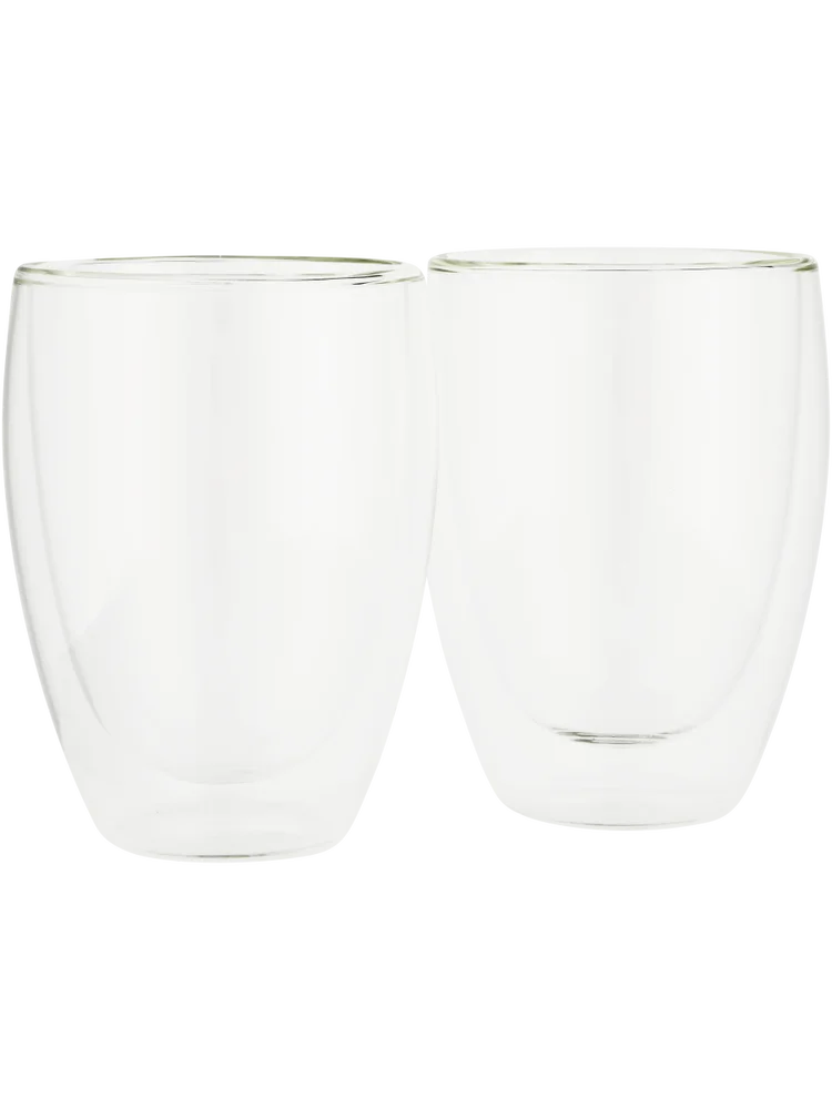Double Wall Glass Insulated Drinkware 2 Piece Set