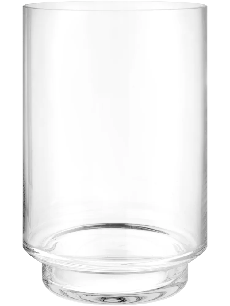 Round Glass Vase 13x10x19cm