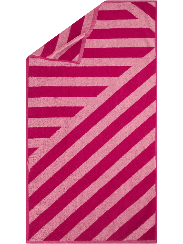 Pink Striped Towel