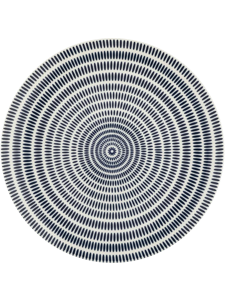 Blue Pad Dinner Plate