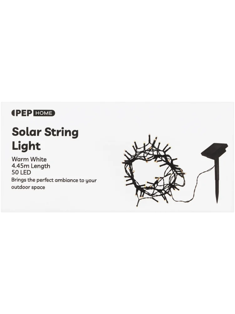 50 Bulb Solar String Lights