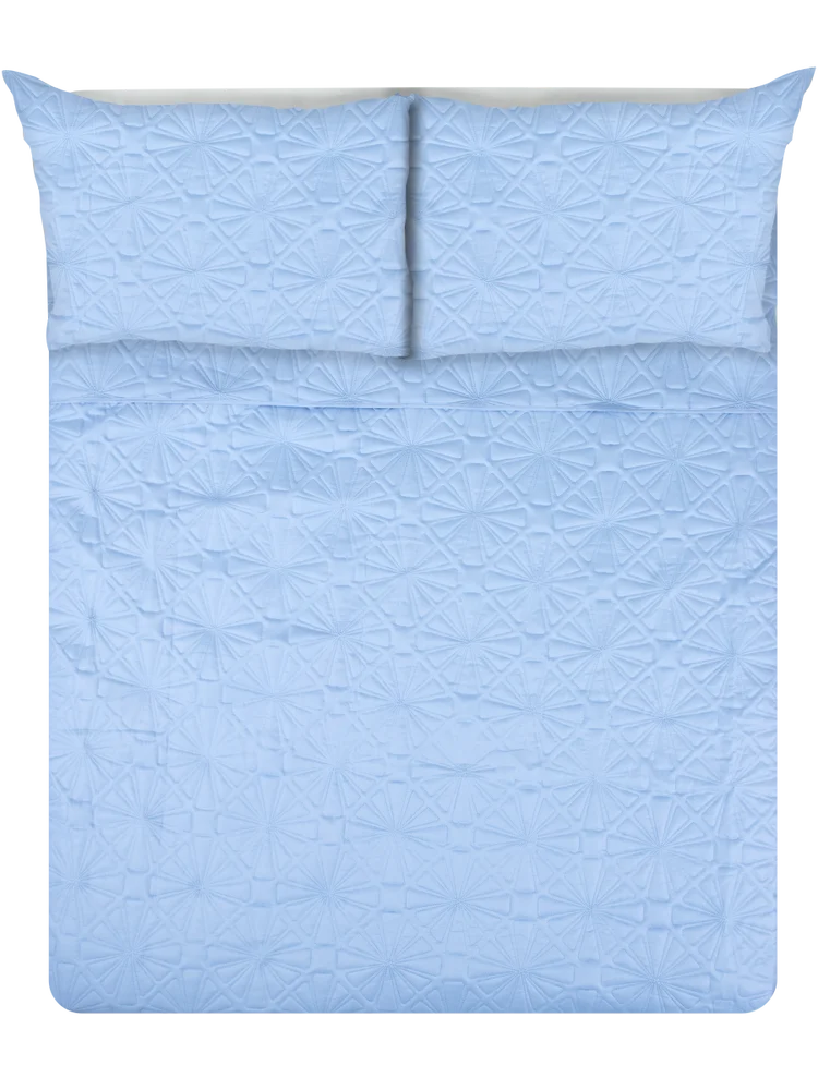 Light Blue Quilt Set King