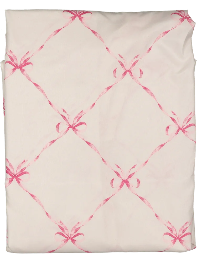 Single Bed Bow Print Fitted Sheets