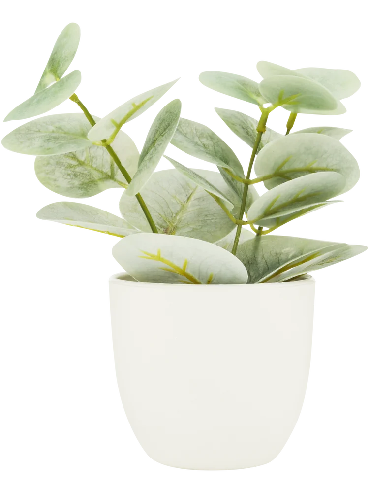 White Artificial Pot Plant