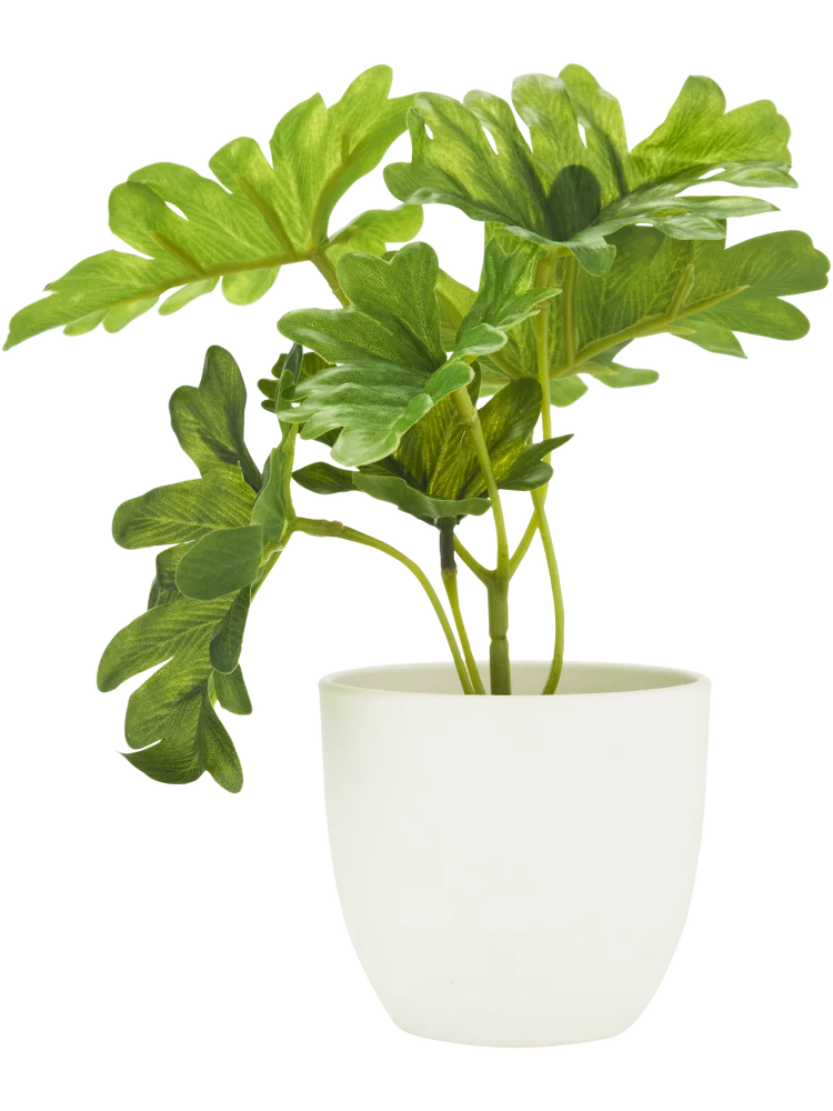 White Artificial Pot Plant