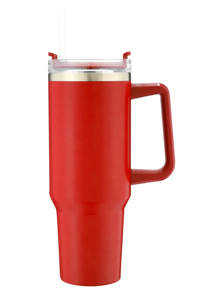 Red 1.18L Stainless Steel Bottle