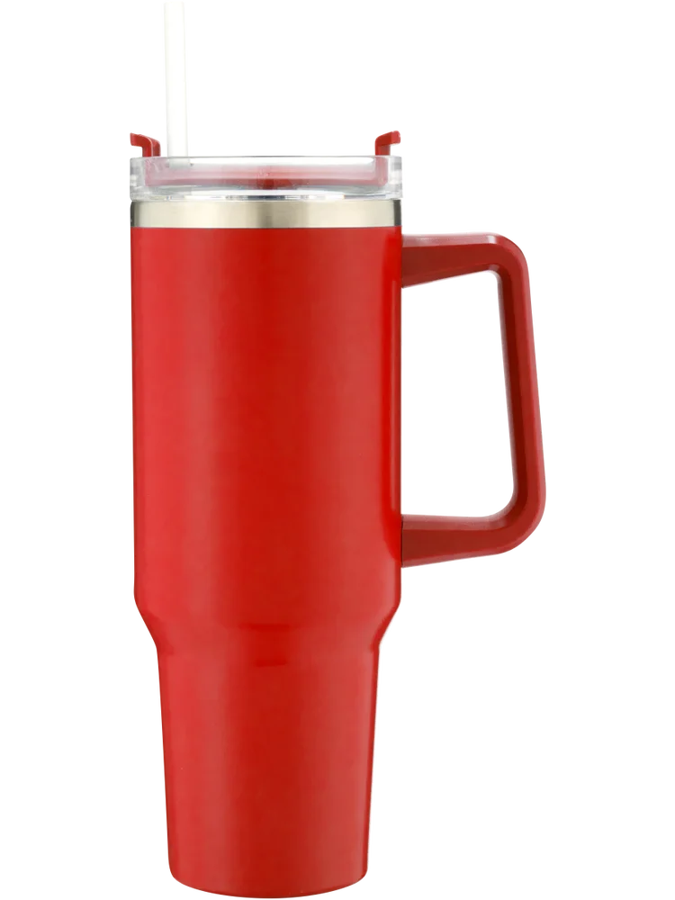 Red 1.18L Stainless Steel Bottle (2)