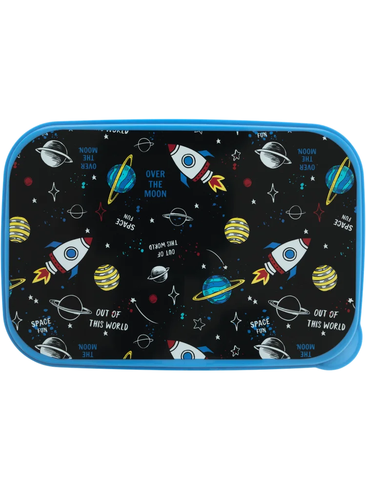 2 Divider Spaceship Lunch Box