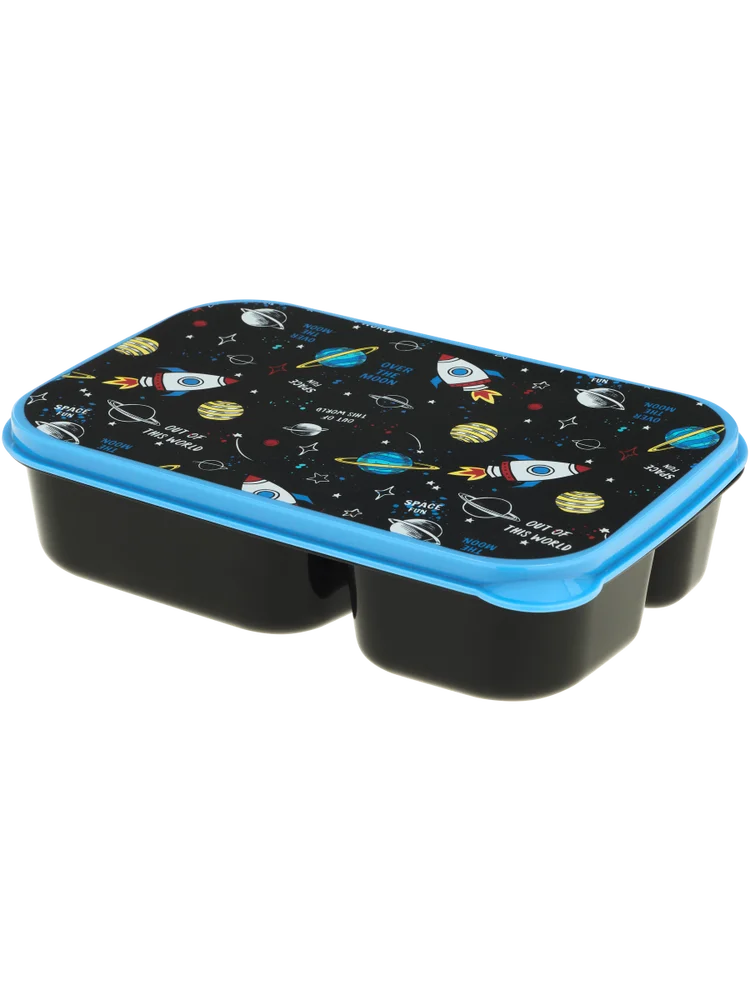 2 Divider Spaceship Lunch Box