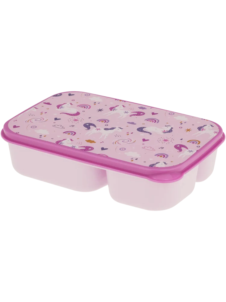 2 Divider Unicorn Lunch Box