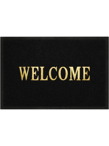 Black Welcome Mat