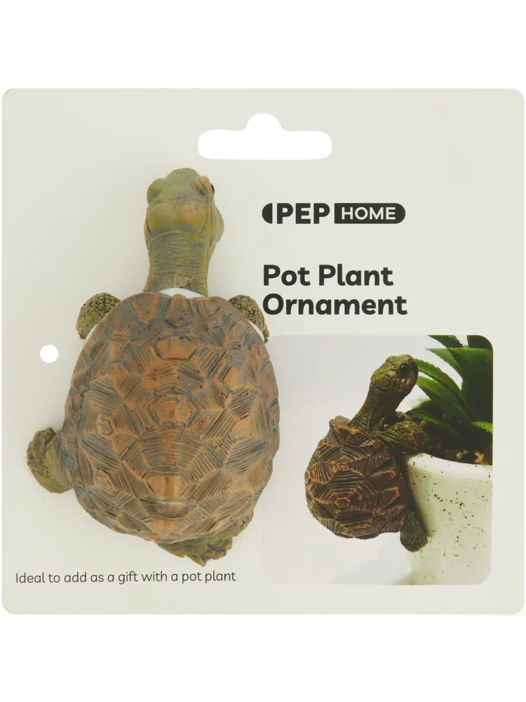 Tortoise Pot Plant Ornament