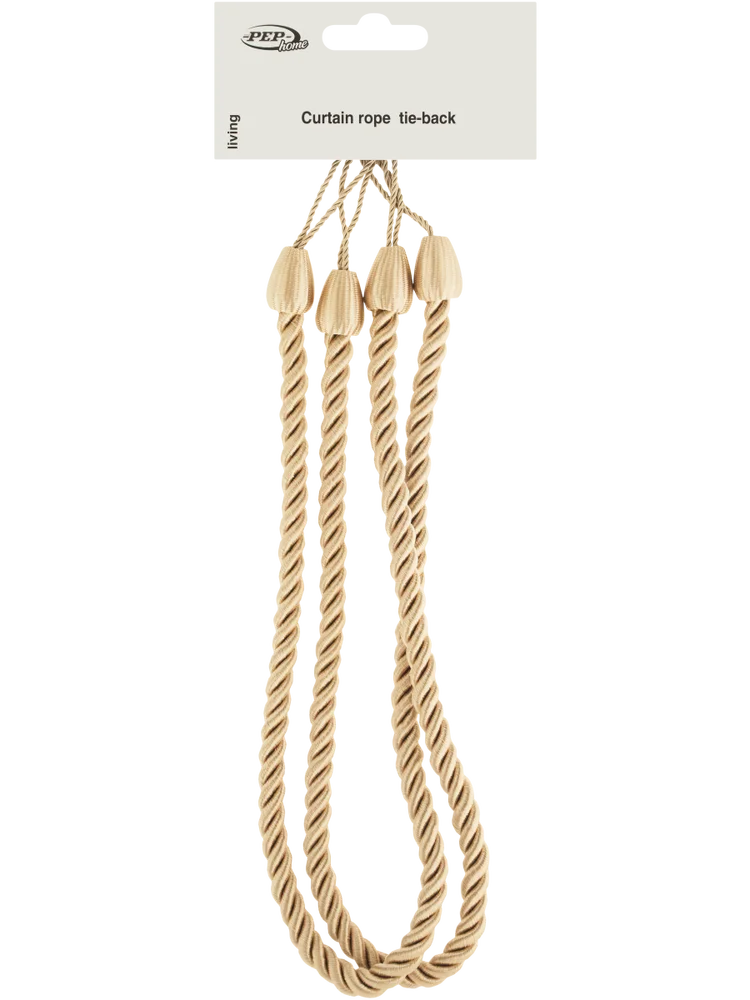 Gold Rope Curtain Tieback