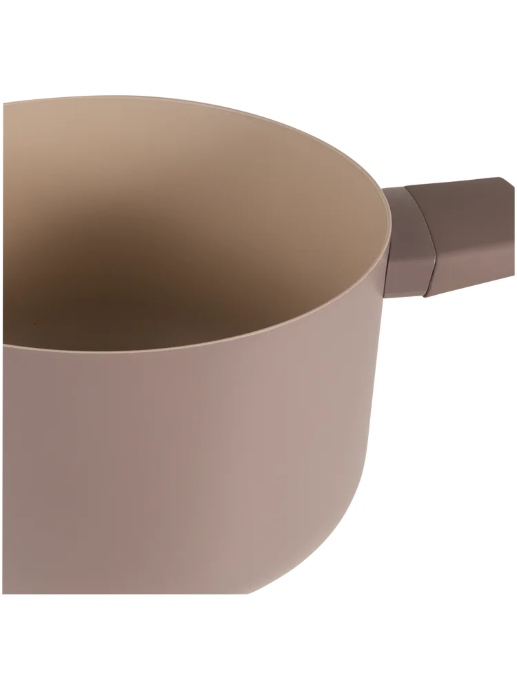 Durable 20cm Cooking Pot with Clear Glass Lid