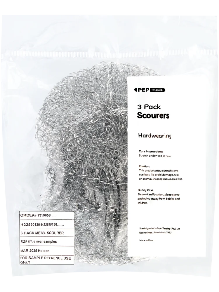 3 Pack Metal Scourers
