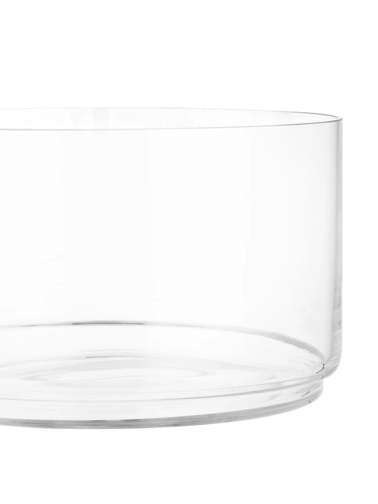 Glass Bowl 23X23X12Cm