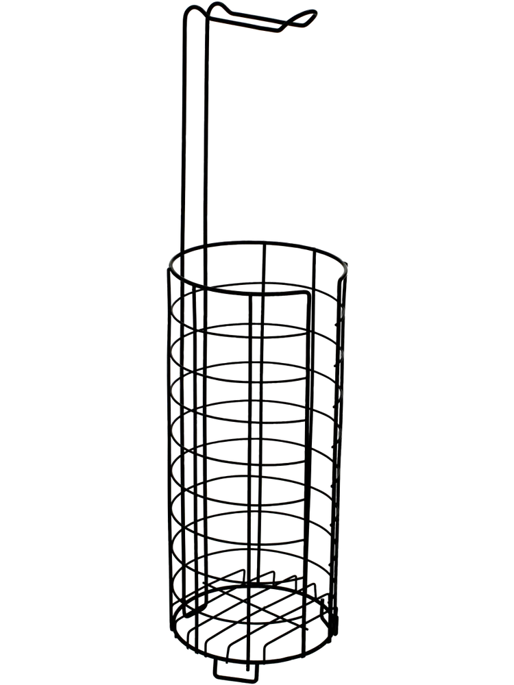 Black Toilet Roll Stand