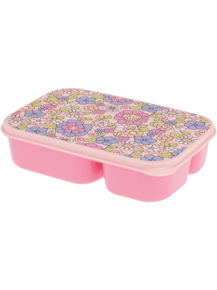 2 Divider Flower Lunch Box