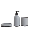 Grey Bathroom Dispenser Set (1)