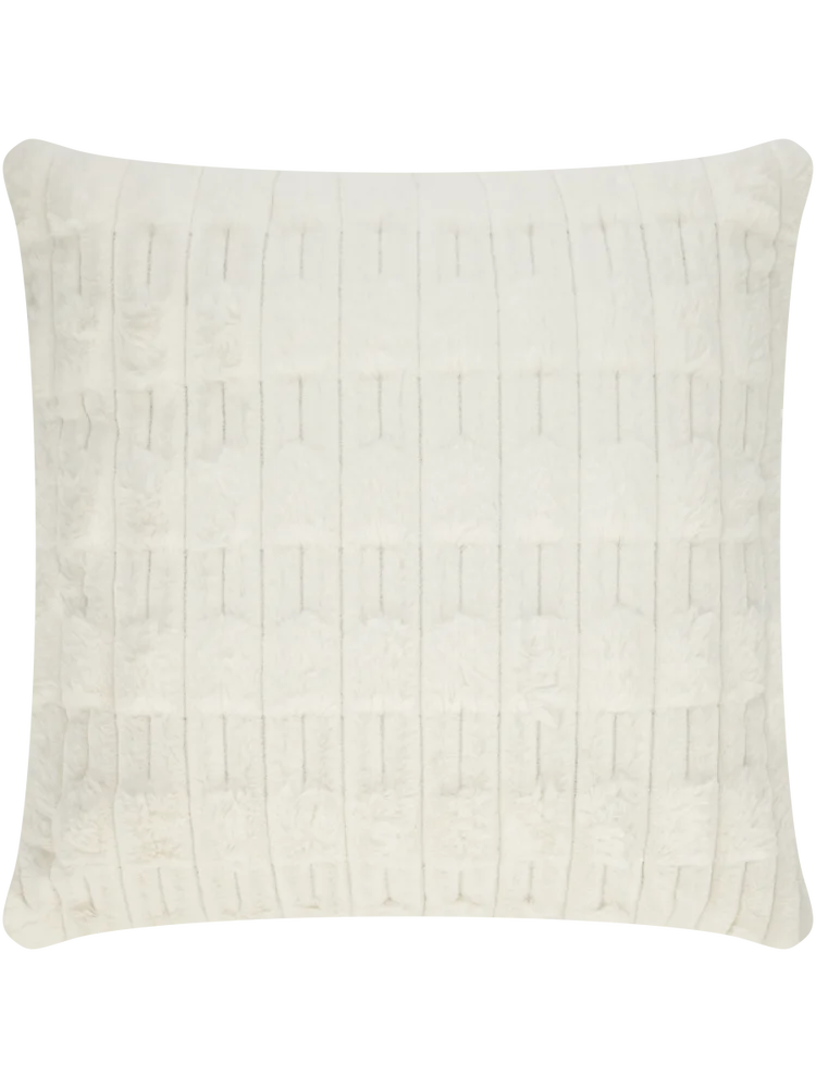 Natural Faux Fur Scatter Cushion 50X50Xm