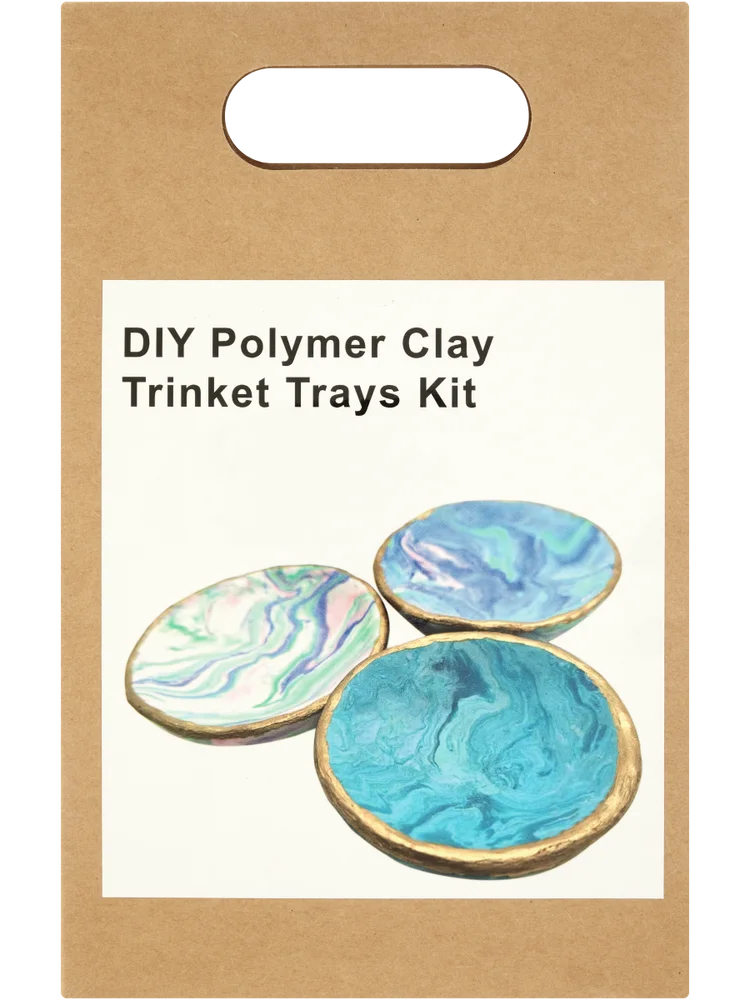 Diy Polymer Clay Trinket Trays Kit