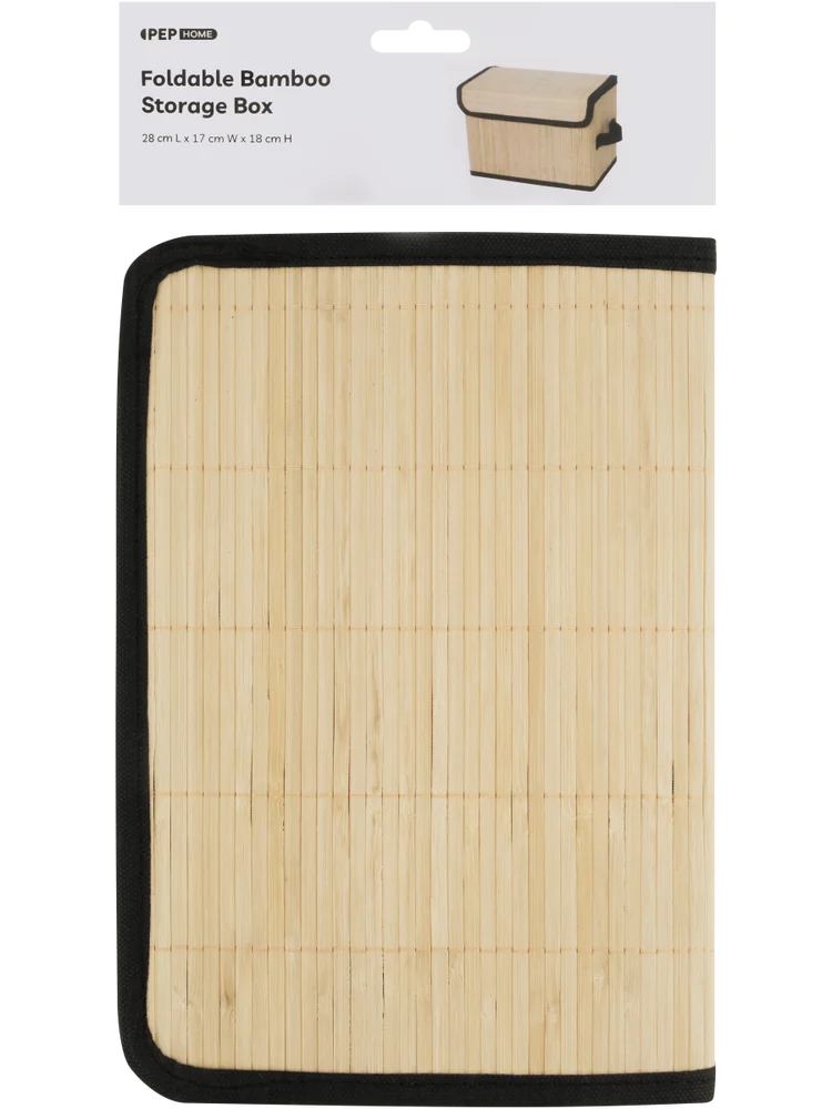 Foldable Bamboo Storage Box