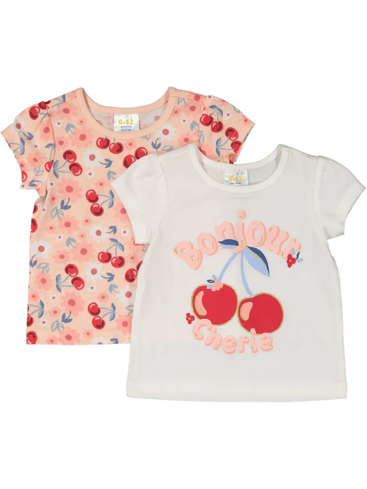 Two Pack Cherry T-Shirts