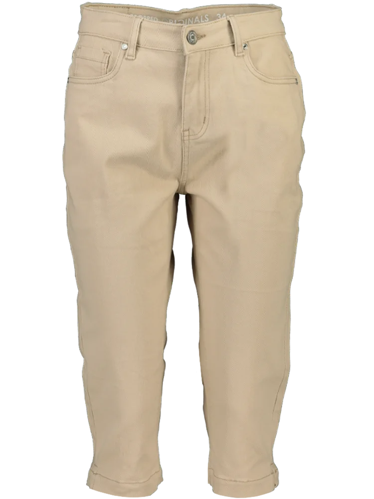 Beige Capri Pants
