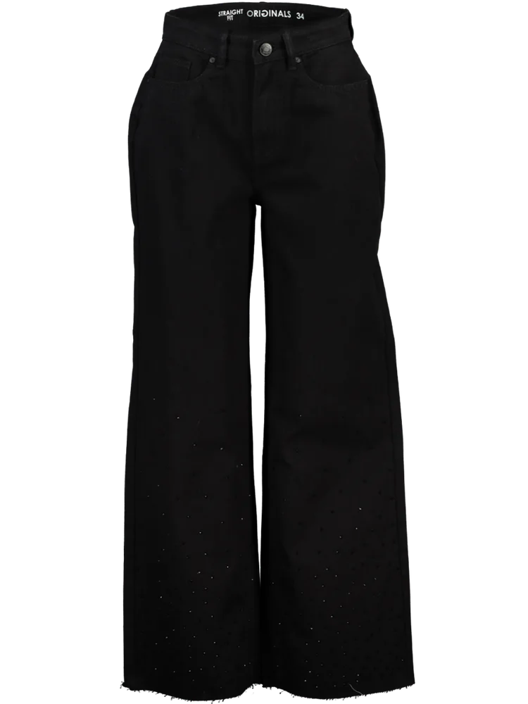 Black Baggy Denim Jeans