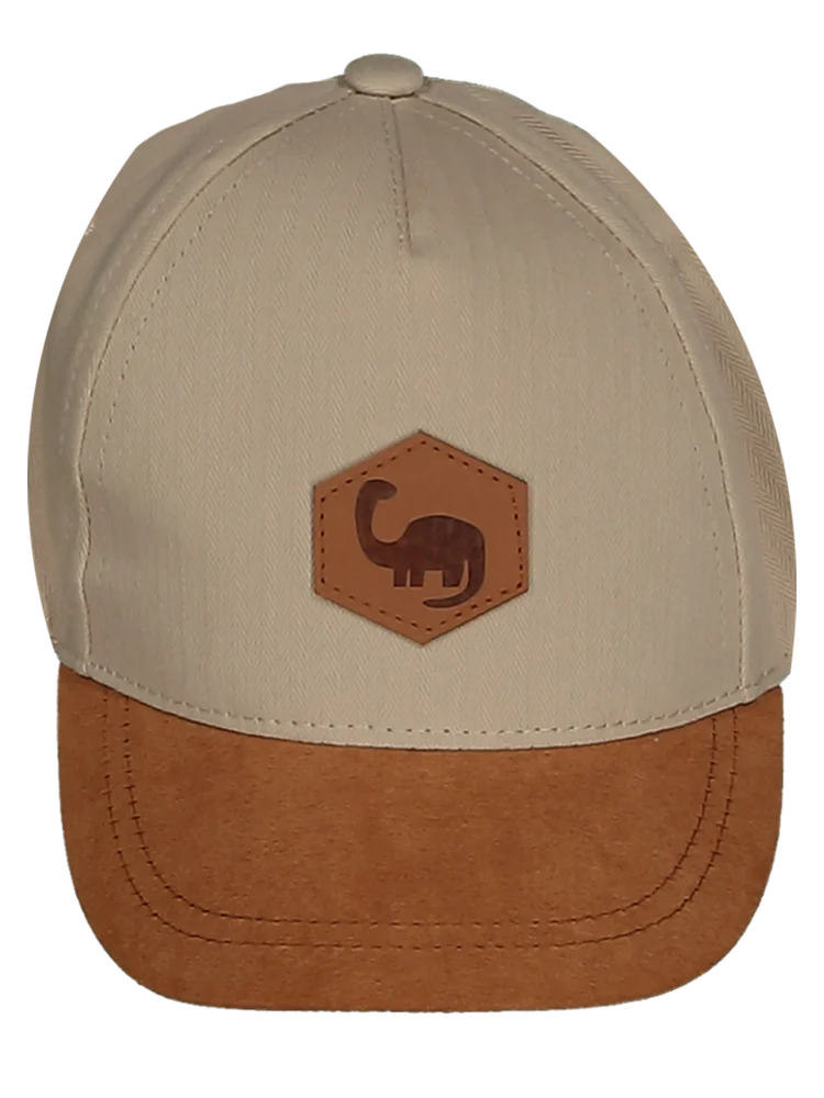 Beige Peak Cap