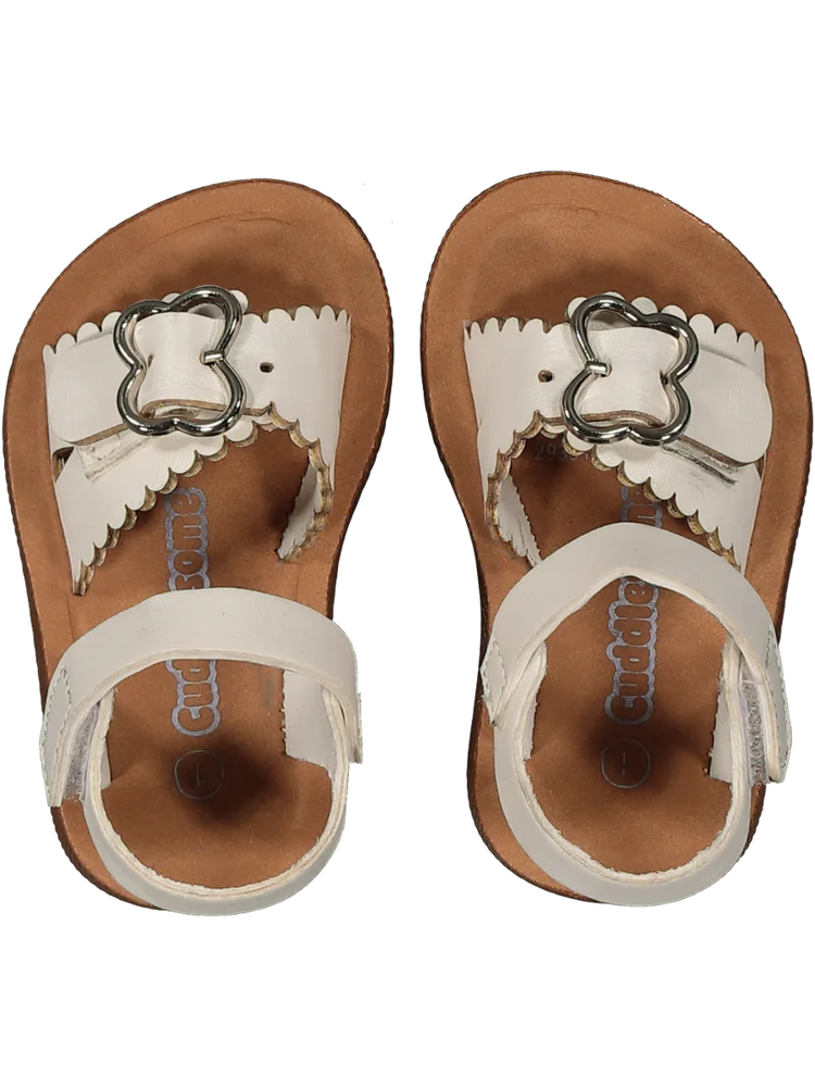 White Cuddlesome Sandals