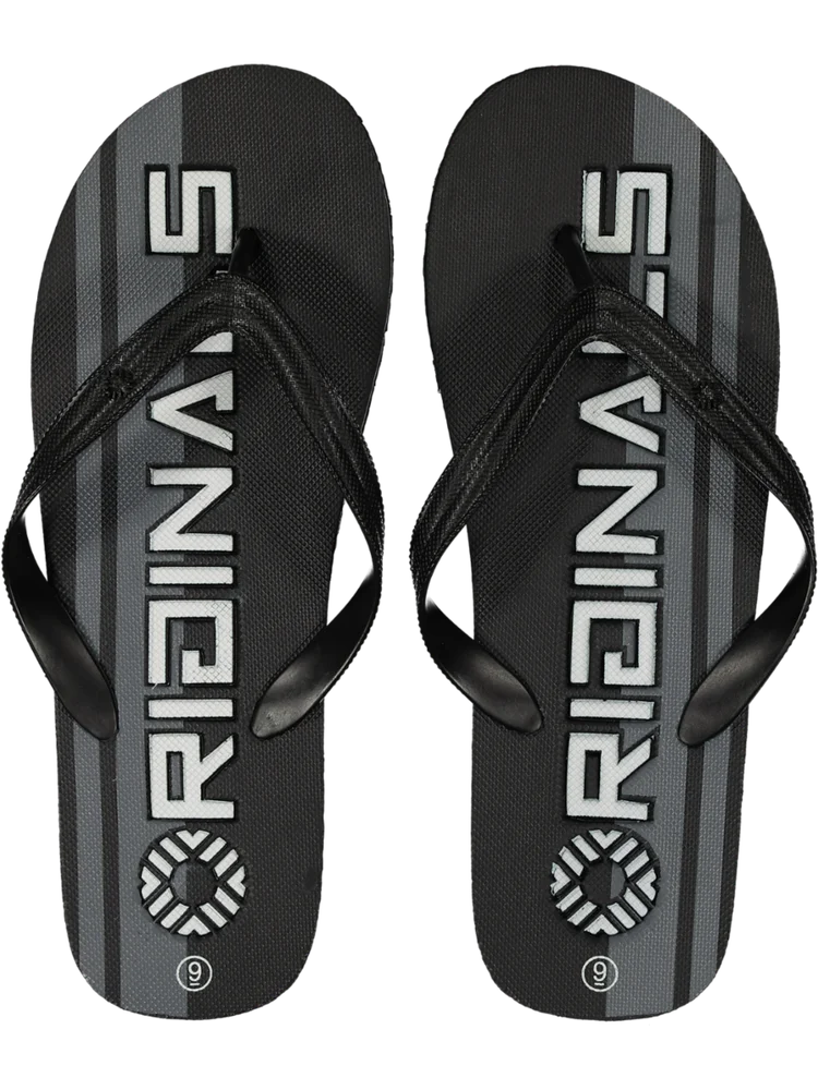 Black Flip Flops