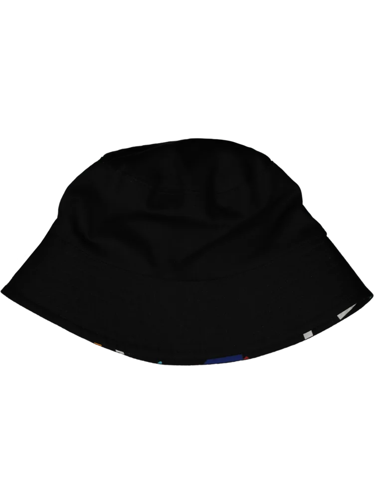 Black Reversible Bucket Hat